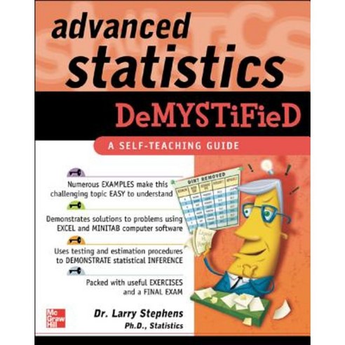 Advanced Statistics Demystified Paperback, McGraw-Hill Education