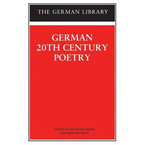 German 20th-Century Poetry Paperback, Bloomsbury Academic