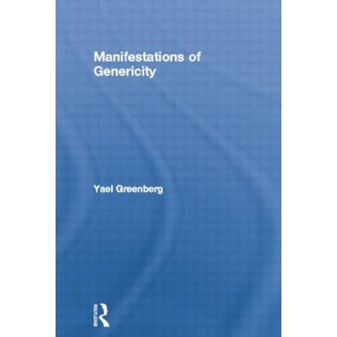 Manifestations of Genericity Paperback, Routledge