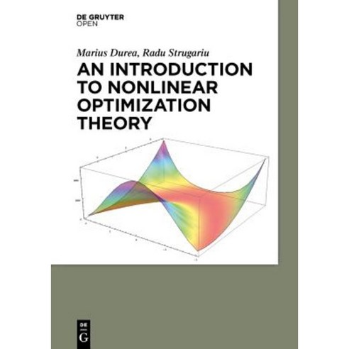 An Introduction to Nonlinear Optimization Theory Hardcover, Walter de Gruyter