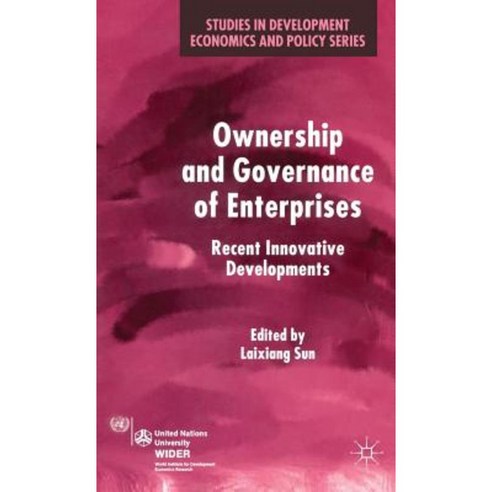Ownership and Governance of Enterprises: Recent Innovative Developments Hardcover, Palgrave MacMillan