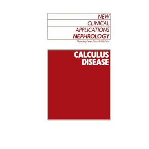 Calculus Disease Paperback, Springer