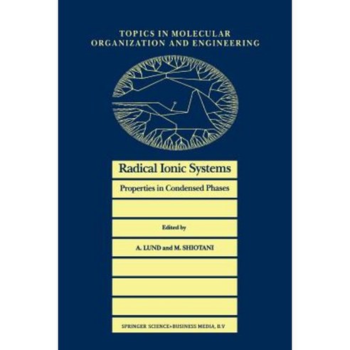 Radical Ionic Systems: Properties in Condensed Phases Paperback, Springer