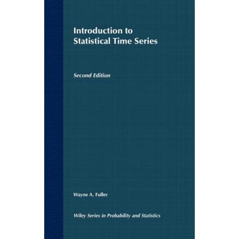 Introduction to Statistical Time Series Hardcover, Wiley-Interscience