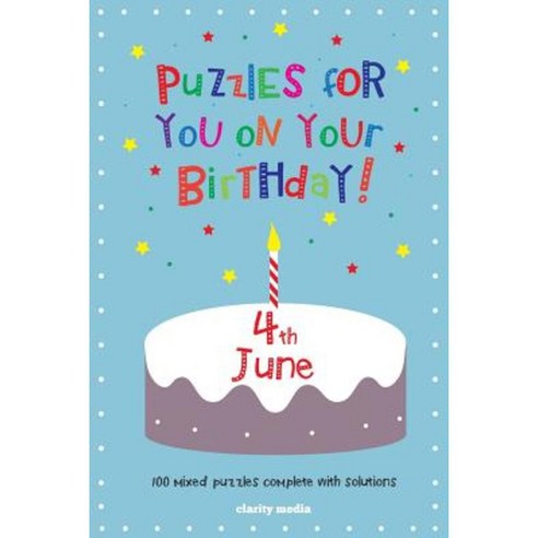 Puzzles for You on Your Birthday - 4th June Paperback, Createspace