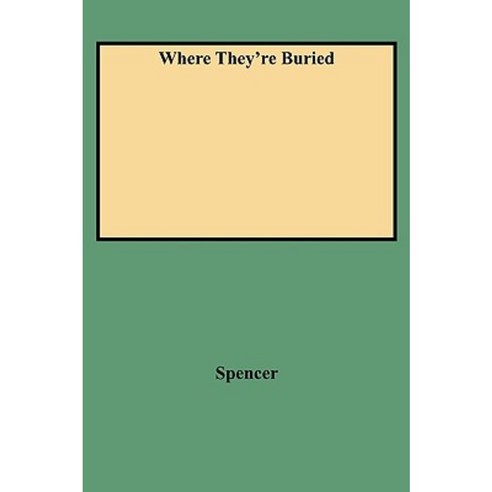 Where They''re Buried Paperback, Clearfield