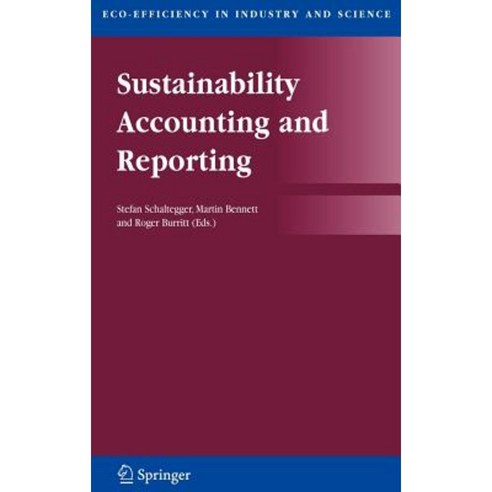 Sustainability Accounting and Reporting Hardcover, Springer