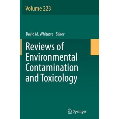 Reviews of Environmental Contamination and Toxicology Volume 223 Paperback, Springer
