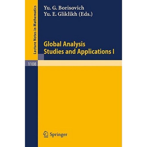 Global Analysis. Studies and Applications I Paperback, Springer