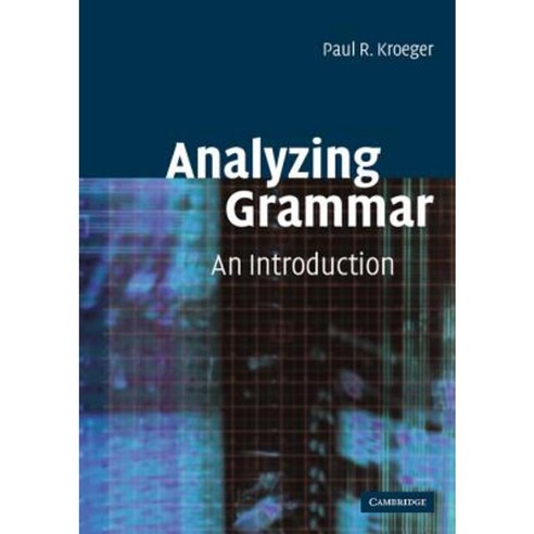 Analyzing Grammar Paperback, Cambridge University Press