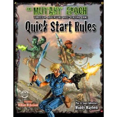 The Mutant Epoch RPG Quick Start Rules Paperback, Outland Arts