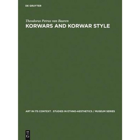 Korwars and Korwar Style Hardcover, Walter de Gruyter