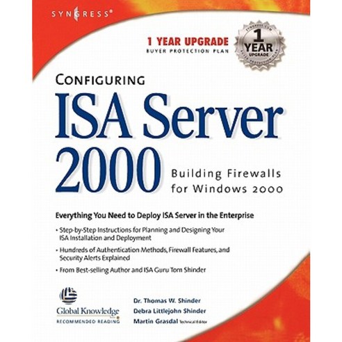 Configuring ISA Server 2000 [With CDROM] Paperback, Syngress Publishing