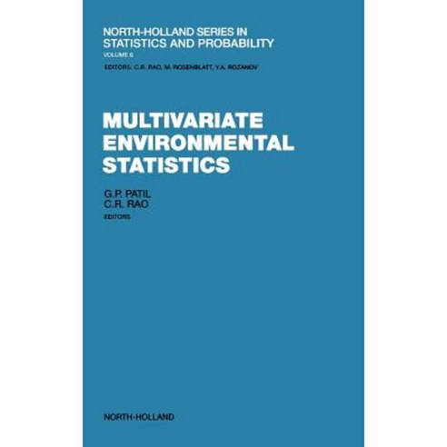 Multivariate Environmental Statistics Hardcover, North-Holland