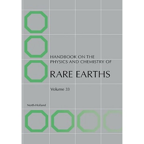 Handbook on the Physics and Chemistry of Rare Earths: Volume 33 Hardcover, North-Holland