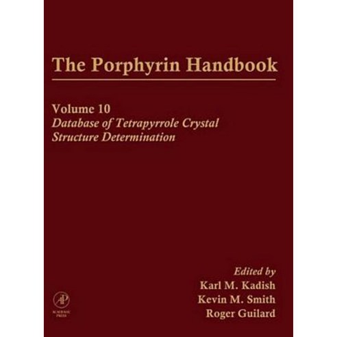 The Porphyrin Handbook Volume 10 Hardcover, Academic Press