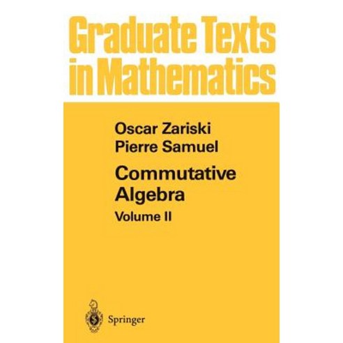 Commutative Algebra II Hardcover, Springer