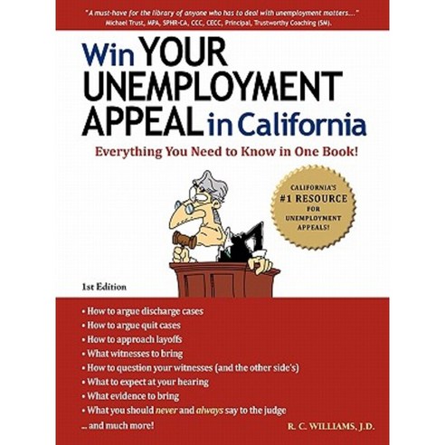 Win Your Unemployment Appeal in California Paperback, Shelfguide
