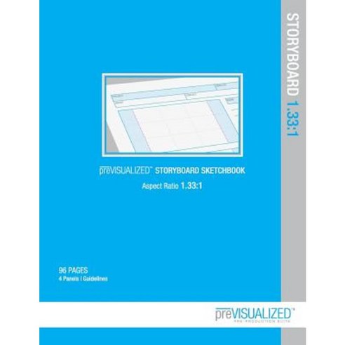 Previsualized Storyboard Sketchbook: Aspect Ratio 1.33:1 Paperback, Previsualized LLC
