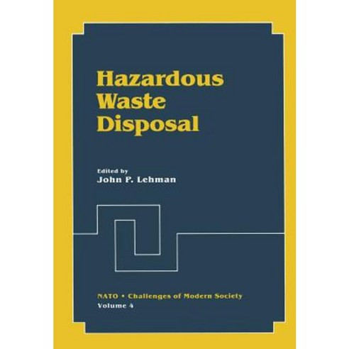 Hazardous Waste Disposal Paperback, Springer