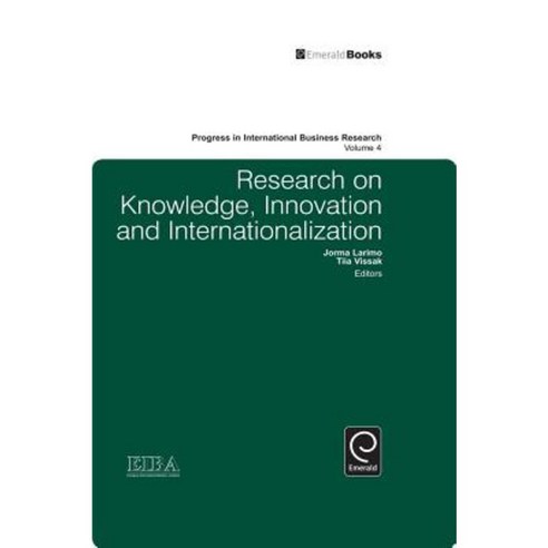 Research on Knowledge Innovation and Internationalization Hardcover, Emerald Group Publishing