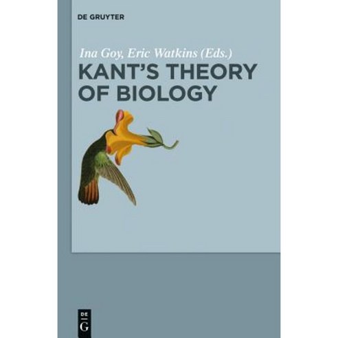 Kant''s Theory of Biology Paperback, de Gruyter