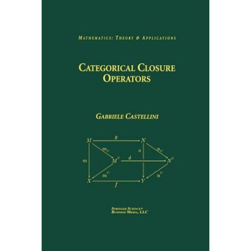 Categorical Closure Operators Paperback, Birkhauser