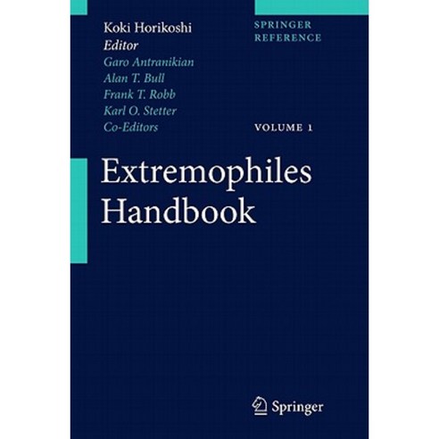 Extremophiles Handbook Hardcover, Springer
