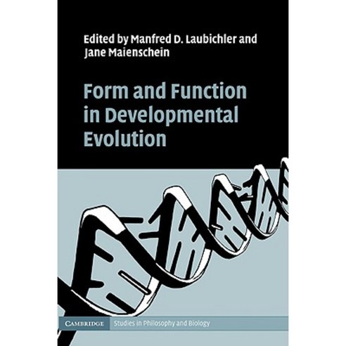 Form and Function in Developmental Evolution Hardcover, Cambridge University Press