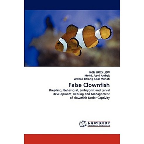False Clownfish Paperback, LAP Lambert Academic Publishing