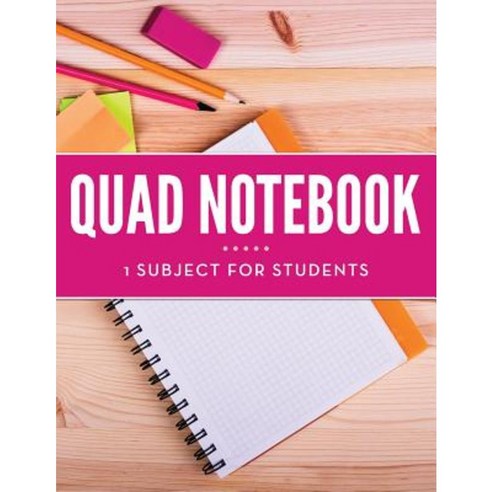 Quad Notebook - 1 Subject for Students Paperback, Dot Edu