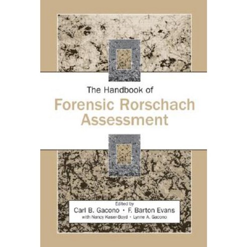 The Handbook of Forensic Rorschach Assessment Hardcover, Lawrence Erlbaum Associates