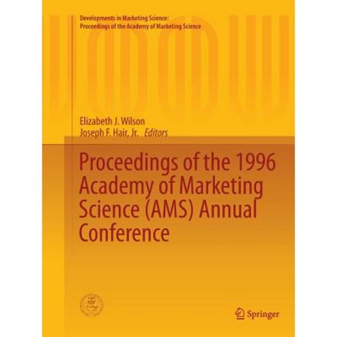 Proceedings of the 1996 Academy of Marketing Science (Ams) Annual Conference Paperback, Springer