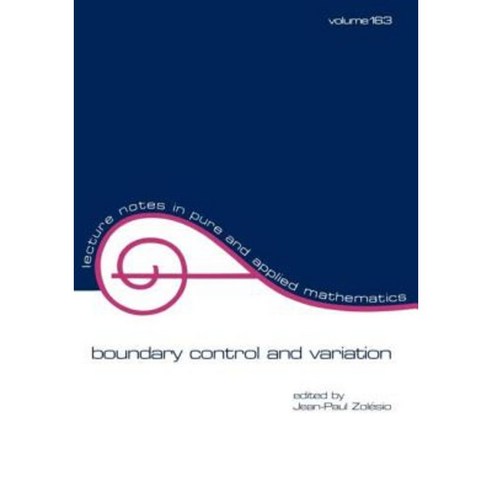 Boundary Control and Variation Paperback, CRC Press