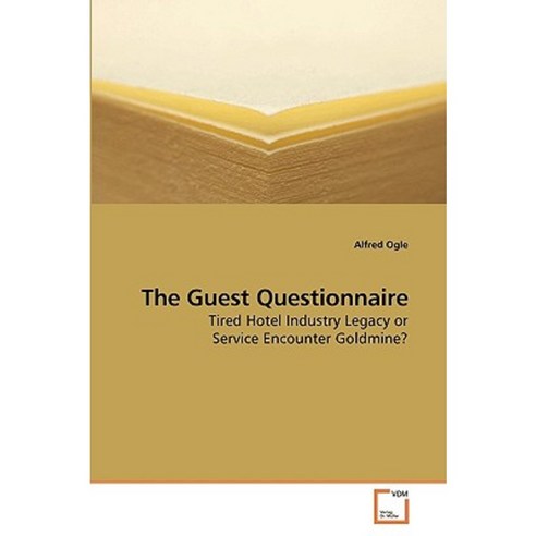 The Guest Questionnaire Paperback, VDM Verlag