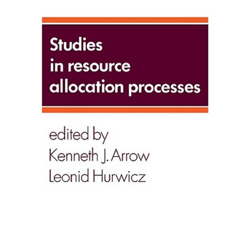 Studies in Resource Allocation Processes Paperback, Cambridge University Press