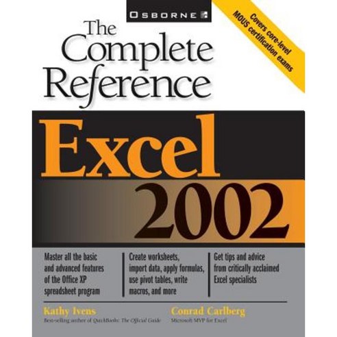 Excel 2002 Paperback, McGraw-Hill Companies
