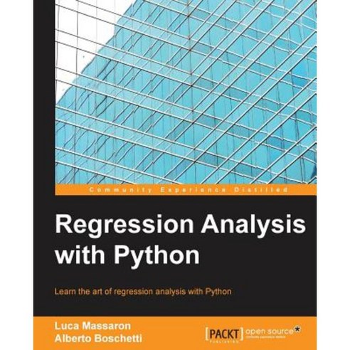 Regression Analysis with Python Paperback, Packt Publishing