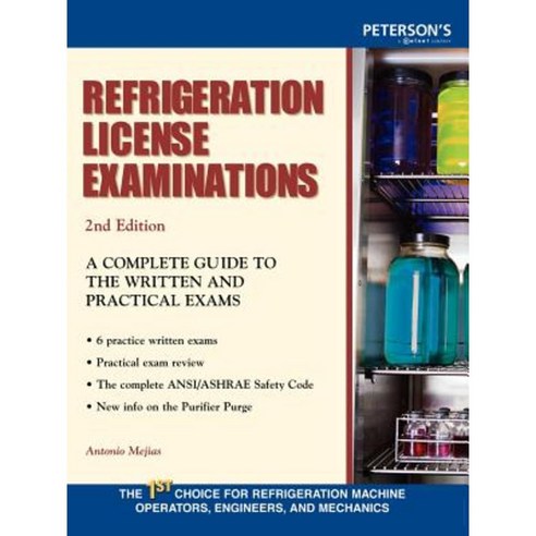 Refrig Licens Exam Paperback, Peterson''s Arco