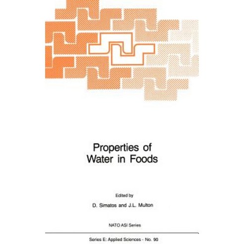 Properties of Water in Foods in Relation to Quality and Stability Hardcover, Springer