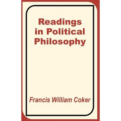 Readings in Political Philosophy Paperback, University Press of the ...