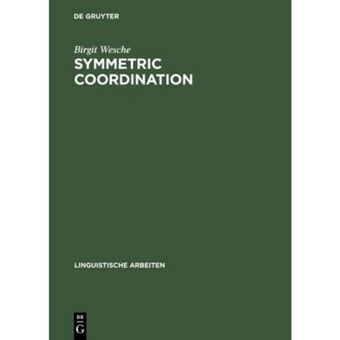 Symmetric Coordination Hardcover, de Gruyter