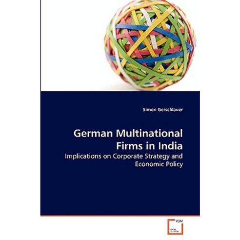 German Multinational Firms in India Paperback, VDM Verlag
