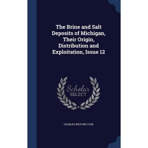 The Brine and Salt Deposits of Michigan Their Origin Distribution and Exploitation Issue 12 Hardcover, Sagwan Press