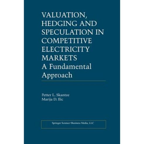 Valuation Hedging and Speculation in Competitive Electricity Markets: A Fundamental Approach Paperback, Springer