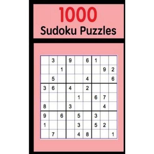 1000 Sudoku Puzzles Paperback, Createspace Independent Publishing Platform