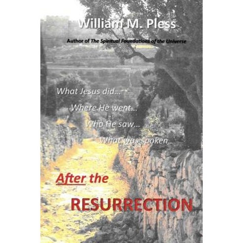 After the Resurrection: What Jesus Did...Where He Went...Who He Saw...What Was Spoken... Paperback, Createspace Independent Publishing Platform