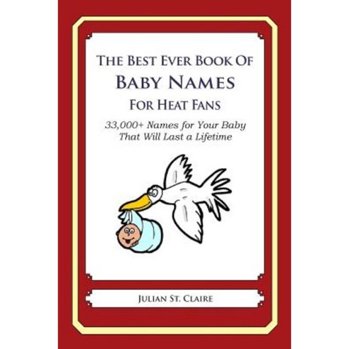 The Best Ever Book of Baby Names for Heat Fans: 33 000+ Names for Your Baby That Will Last a Lifetime Paperback, Createspace