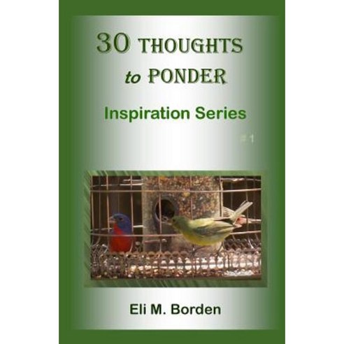 30 Thoughts to Ponder: Inspiration Series #1 Paperback, Createspace Independent Publishing Platform