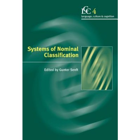 Systems of Nominal Classification Hardcover, Cambridge University Press